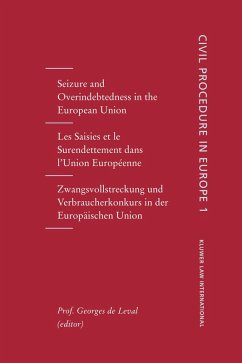 Cover Seizure and Overindebtedness in the European Union (eBook, PDF)