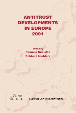 Cover Antitrust Developments in Europe 2001 (eBook, PDF)