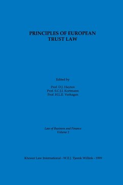 Cover Principles of European Trust Law (eBook, PDF)