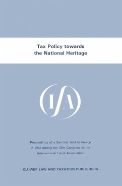 Cover Tax Policy towards the National Heritage (eBook, PDF)
