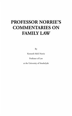 Cover Professor Norrie's Commentaries on Family Law (eBook, PDF)