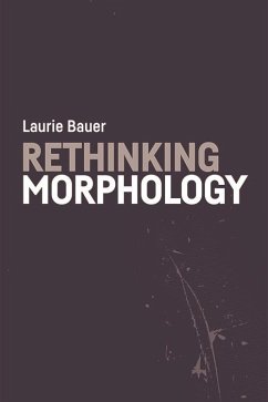 Cover Rethinking Morphology (eBook, PDF)