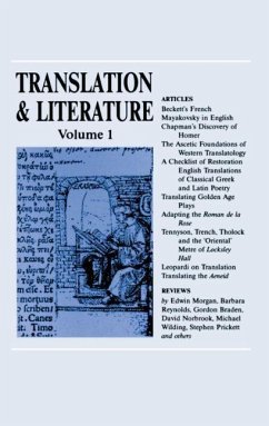 Cover Translation and Literature 1 (eBook, PDF)