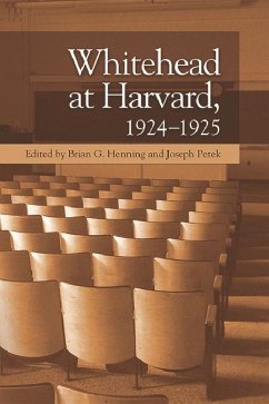 Whitehead at Harvard, 1924-1925 (eBook, PDF)