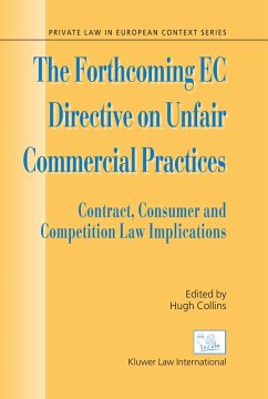 Forthcoming EC Directive on Unfair Commercial Practices (eBook, PDF)