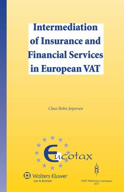 Cover Intermediation of Insurance and Financial Services in European VAT (eBook, PDF)