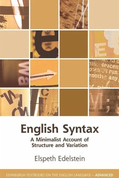 English Syntax (eBook, ePUB) - Edelstein, Elspeth