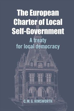 Cover European Charter of Local Self-Government (eBook, PDF)
