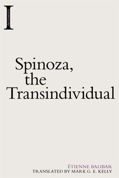 Cover Spinoza, the Transindividual (eBook, PDF)