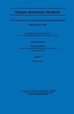Dispute Resolution Methods (eBook, PDF)