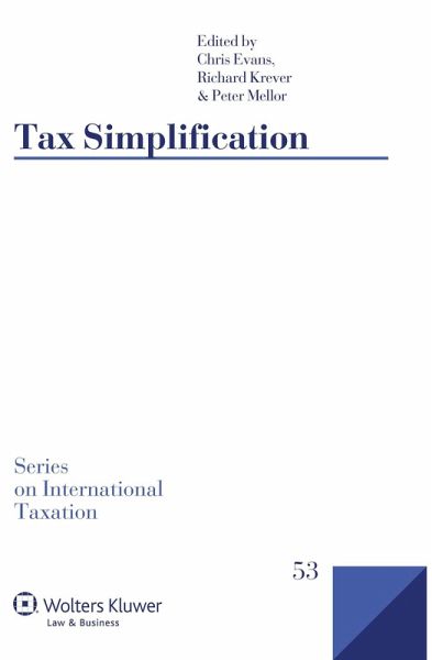 Tax Simplification (eBook, PDF) Tax Simplification (eBook, PDF)
