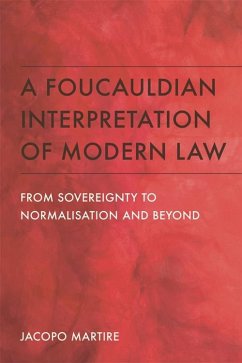 Cover Foucauldian Interpretation of Modern Law (eBook, ePUB)