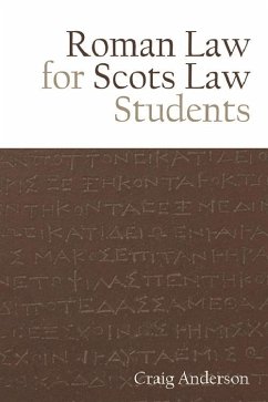 Cover Roman Law for Scots Law Students (eBook, PDF)