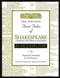 Applause First Folio of Shakespeare in Modern Type (eBook, ePUB) - Shakespeare, William