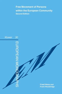 Cover Free Movement of Persons within the European Community (eBook, PDF)