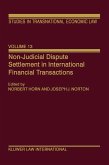 Non-Judicial Dispute Settlement in International Financial Transactions (eBook, PDF)