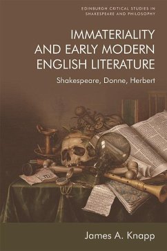 Cover Immateriality and Early Modern English Literature (eBook, PDF)