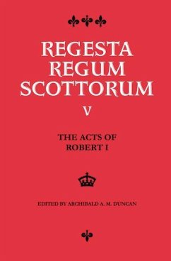 Cover Acts of Robert I (1306-1329) (eBook, PDF)