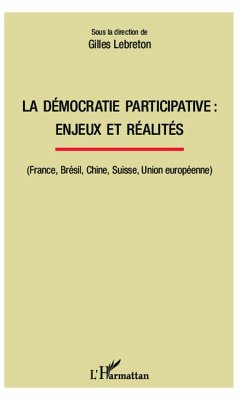 Cover La démocratie participative : enjeux et réalités (eBook, PDF)