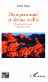Dieu personnel et l'ultime réalité (eBook, PDF)