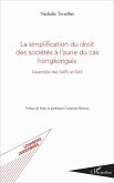 La simplification du droit des sociétés à l'aune du cas hongkongais (eBook, ePUB)