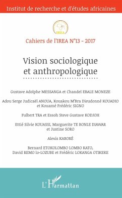 Cover Vision sociologique et anthropologique (eBook, PDF)