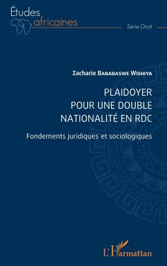 Cover Plaidoyer pour une double nationalité en RDC (eBook, PDF)