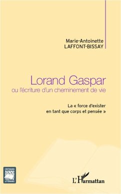 Cover Lorand Gaspar ou l'écriture d'un cheminement de vie (eBook, PDF)