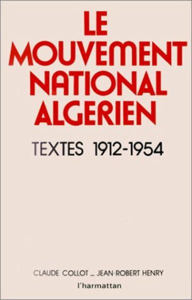 Le mouvement national algérien (eBook, PDF)