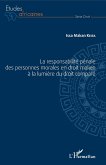 La responsabilité pénale des personnes morales en droit malien à la lumière du droit comparé (eBook, PDF)