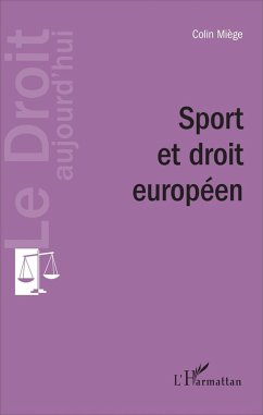 Cover Sport et droit européen (eBook, ePUB)