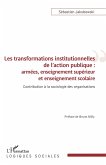 Les transformations institutionnelles de l'action publique (eBook, ePUB)