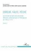 Erreur, faute, péché (Volume 2) (eBook, PDF)