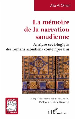 Cover La mémoire de la narration saoudienne (eBook, PDF)