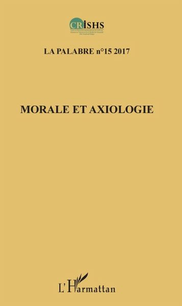 Morale et axiologie (eBook, PDF)