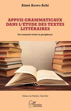 Cover Appuis grammaticaux dans l'étude des textes littéraires (eBook, PDF)