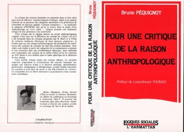 Pour une critique de la raison anthropologique (eBook, PDF)