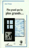 Plus grand que les plus grands (eBook, PDF)
