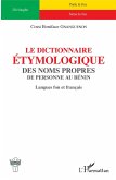 Le dictionnaire étymologique des noms propres (eBook, PDF)