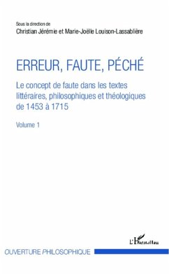 Cover Erreur, faute, péché (Volume 1) (eBook, PDF)