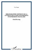 Bibliographie critique de la littérature judéo-maghrébine d'expression française (eBook, PDF)