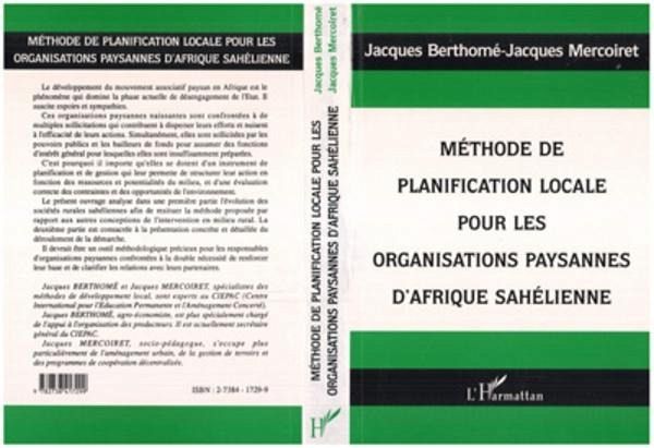 Méthode de planification locale pour les organisations paysannes d'Afrique sahélienne (eBook, PDF)