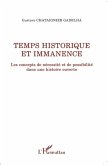 Temps historique et immanence (eBook, PDF)