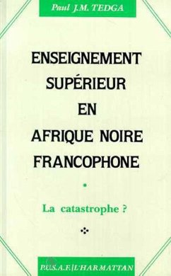 Cover Enseignement supérieur en Afrique Noire francophone (eBook, PDF)