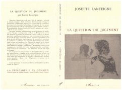Cover La question du jugement (eBook, PDF)