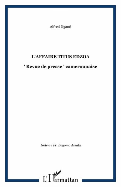 L'AFFAIRE TITUS EDZOA (eBook, PDF)