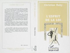 Cover L'esprit de la loi (eBook, PDF)