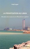 La privatisation au Liban (eBook, PDF)