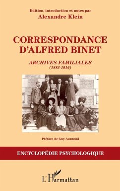 Cover Correspondance d'Alfred Binet (eBook, PDF)