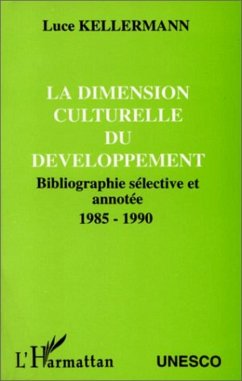 Cover La dimension culturelle du développement (eBook, PDF)